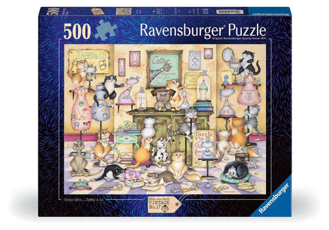 Jigsaw: Crazy Cats - Tabby & Co (500pc)