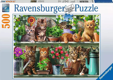 Jigsaw: Cats on the Shelf (500pc)