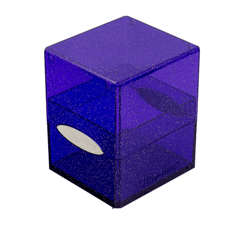 Satin Cube - Glitter Purple