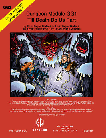 GG1: Till Death Do Us Part - 5E, 1E, & C&C compatible.