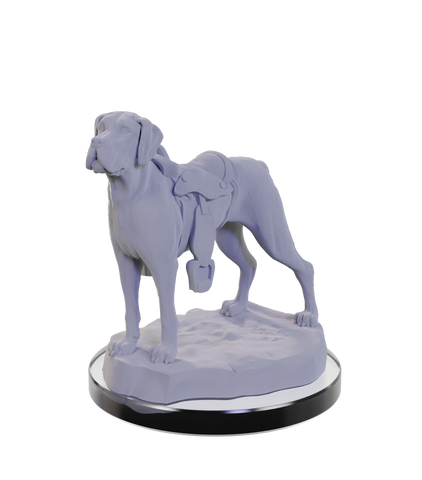 WZK90690: Dog Companions: WizKids Deep Cuts Unpainted Miniatures (W22)