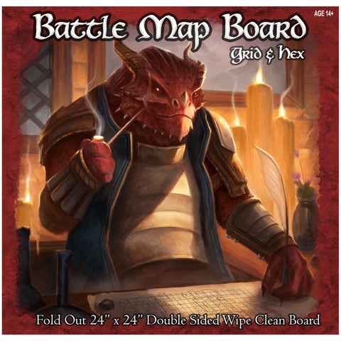 Battle Map Board - Grid & Hex