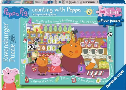 Counting with Peppa Pig: My First Floor Puzzle (16 Pieces)