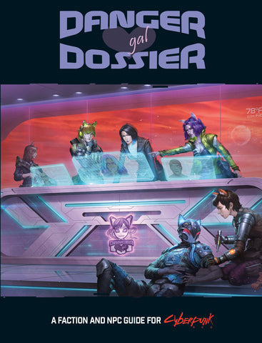 Cyberpunk Red RPG Danger Gal Dossier + Complimentary PDF