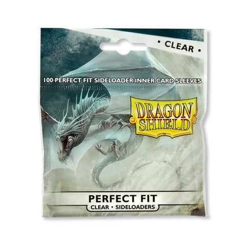 Dragon Shield Standard Perfect Fit Sideloaders (100 sleeves, 63x88mm, CLEAR)
