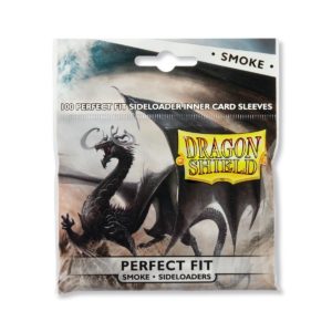 Dragon Shield Standard Perfect Fit Sideloading Sleeves – Clear/Smoke (100 Sleeves)