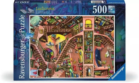 Jigsaw: Ludicrous Library, Colin Thompson (500pc)