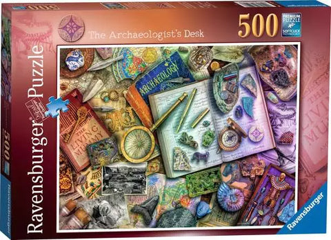 Jigsaw: The Archaeologist’s Desk, Aimee Stewart (500pc)