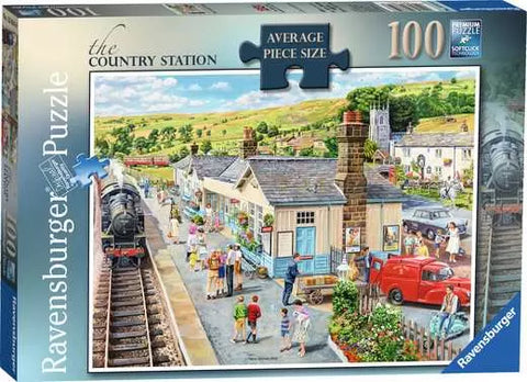 The Country Station - 100 Pieces Jigsaw Puzzle