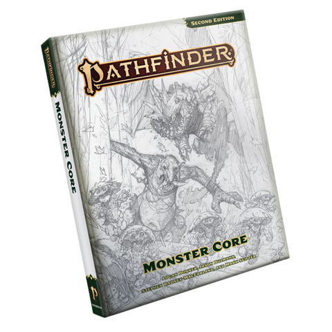Pathfinder Monster Core Sketch Cover