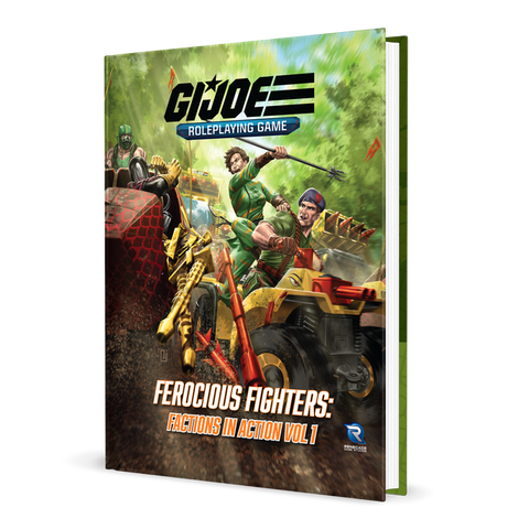 G.I. JOE Roleplaying Game Ferocious Fighters: Factions in Action Vol. 1 Sourcebook - reduced