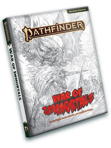 Pathfinder War of Immortals Sketch Cover Edition