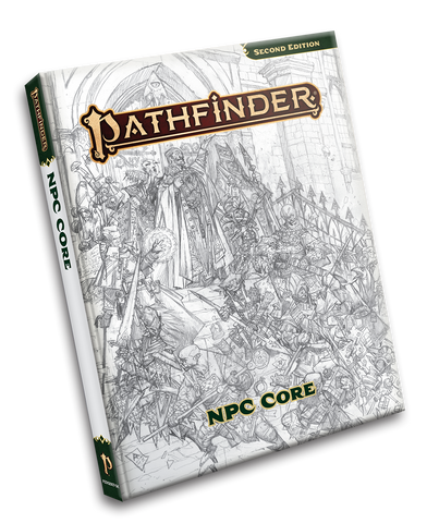 Pathfinder NPC Core Sketch Cover