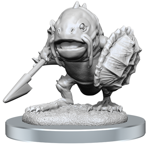 WZK90418 Locathah & Seal: D&D Nolzur's Marvelous Unpainted Miniatures (W20)