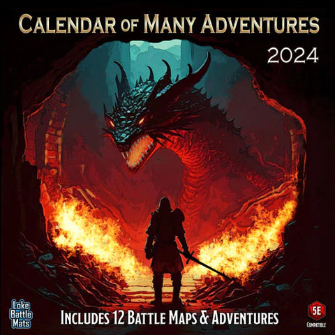 Calendar Of Many Adventures 2024 (REDUCED)