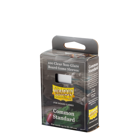 Dragon Shield Common Standard Clear Non-Glare Board Game Sleeves (100ct)
