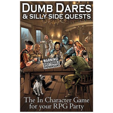 Dumb Dares & Silly Side Quests - The In Character Game for your RPG Party (release date 1st August)