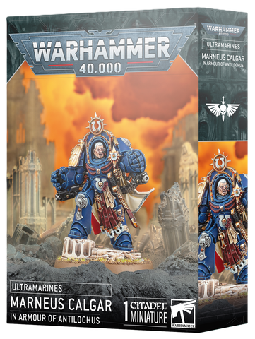 Ultramarines: Marneus Calgar In Armour Of Antilochus (release date 8th November)