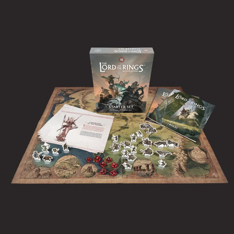 The Lord of the Rings Roleplaying: Starter Set - Over Hill & Under Hill + complimentary PDF