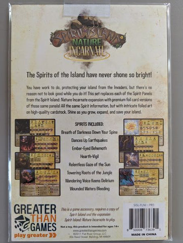 Spirit Island Foil Panels - Nature Incarnate: Spirit Island expansion