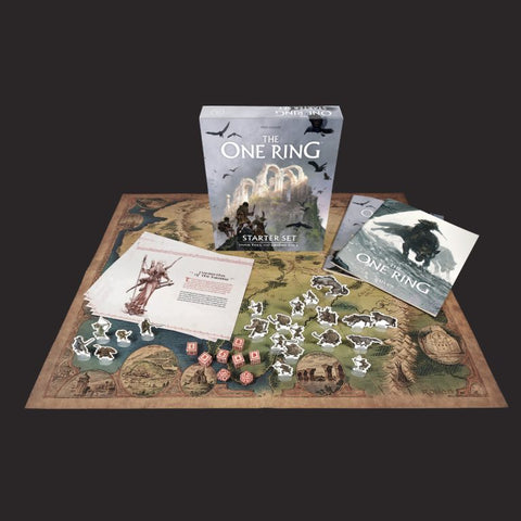 The One Ring™ RPG: Starter Set - Over Hill And Under Hill + complimentary PDF