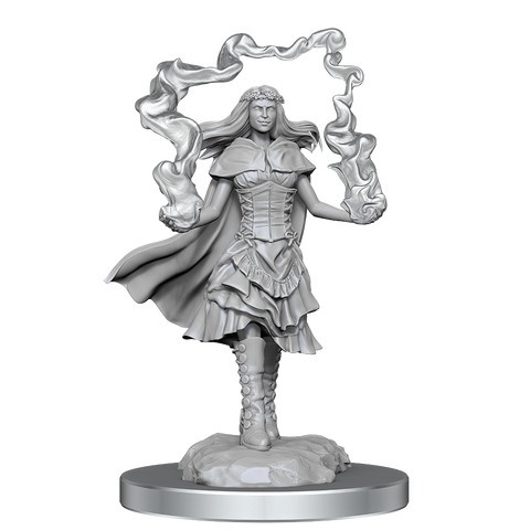 WZK90650: Dark Spellcaster & Flameskulls: D&D Nolzur's Marvelous Unpainted Miniatures (W21)