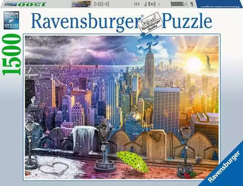 Jigsaw: New York Summer and Winter (1500pc)