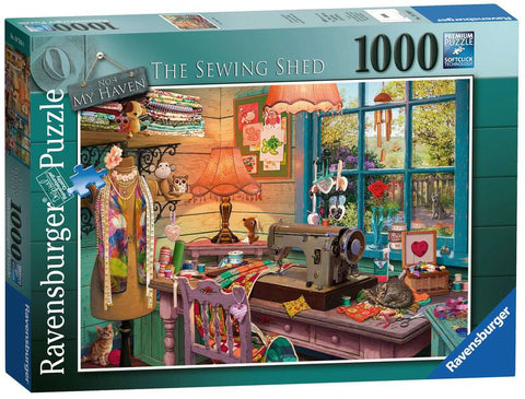 Jigsaw: My Haven No 4. The Sewing Shed (1000pc)