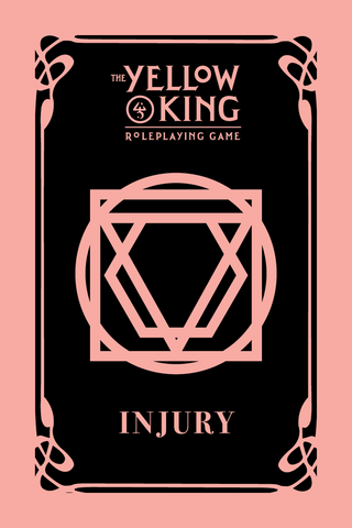 The Yellow King RPG: Injury Cards + complimentary PDF