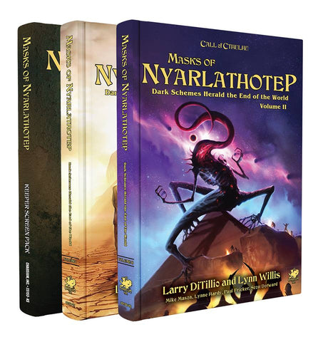 Call of Cthulhu: Masks of Nyarlathotep Slip Case Edition (2018) + complimentary PDF - Leisure Games