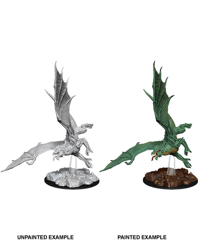 WZK73684: Young Green Dragon: D&D Nolzur's Marvelous Unpainted Miniature