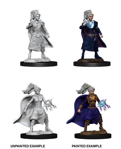 WZK73832: Female Human Sorcerer: D&D Nolzur's Marvelous Unpainted Miniatures (W10)