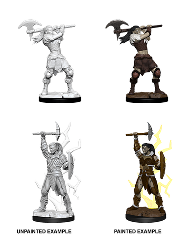WZK73834: Female Goliath Barbarian: D&D Nolzur's Marvelous Unpainted Miniatures (W10)
