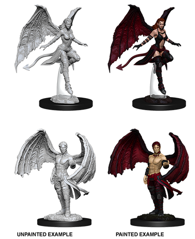 WZK73841: Succubus & Incubus: D&D Nolzur's Marvelous Unpainted Miniatures (W10)