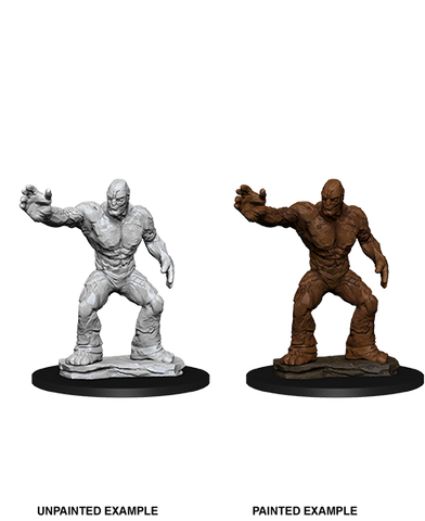 WZK73843: Clay Golem: D&D Nolzur's Marvelous Unpainted Miniatures (W10)