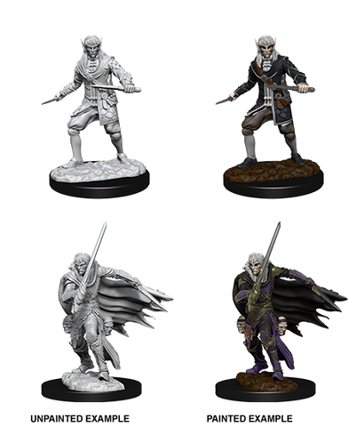 WZK73854: Male Elf Rogue: Pathfinder Deep Cuts Unpainted Miniatures (W10)