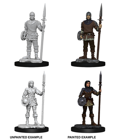 WZK73870: Guards: WizKids Deep Cuts Unpainted Miniatures (W10)