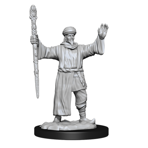 WZK90137 Human Wizard Male: D&D Nolzur's Marvelous Unpainted Miniatures (W13)