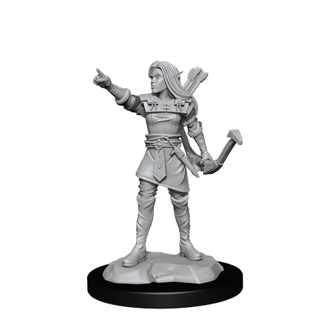 WZK90143 Elf Ranger Female: D&D Nolzur's Marvelous Unpainted Miniatures (W13)