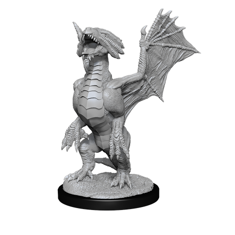 WZK90152 Bronze Dragon Wyrmling & Pile of Sea Found Treasure: D&D Nolzur's Marvelous Miniatures (W13)