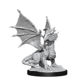 WZK90153 Silver Dragon Wyrmling & Female Halfling: D&D Nolzur's Marvelous Miniatures (W13)
