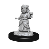 WZK90153 Silver Dragon Wyrmling & Female Halfling: D&D Nolzur's Marvelous Miniatures (W13)