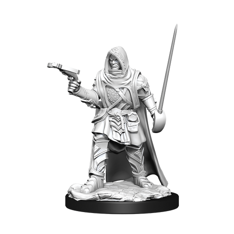 WZK90168 Human Rogue Male: Pathfinder Battles Deepcuts Unpainted Miniatures (W13)