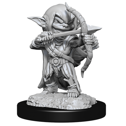WZK90171 Goblin Rogue Female: Pathfinder Battles Deepcuts Unpainted Miniatures (W13)