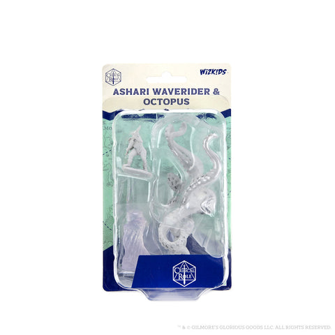 WZK90477: Ashari Waverider & Octopus: Critical Role Unpainted Miniatures (W2)