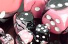 CHX26230 Gemini Black-Pink with White d10 Set* - Leisure Games