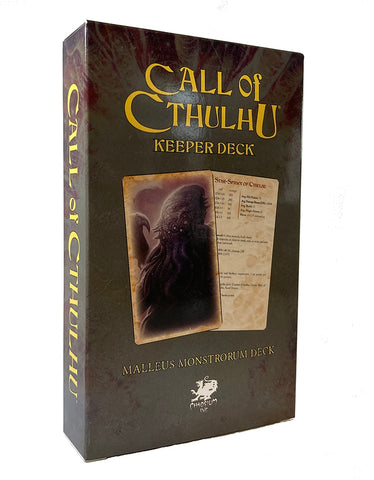 Call of Cthulhu: Malleus Monstrorum Keeper Deck + complimentary PDF