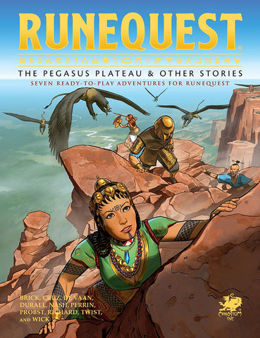 RuneQuest: The Pegasus Plateau & Other Stories – Hardcover + complimentary PDF