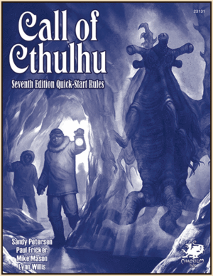 Call of Cthulhu 7th Edition Quick Start + complimentary PDF - Leisure Games