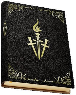 Demon Hunters: A Comedy of Terrors RPG (leather bound hardcover) + complimentary PDF
